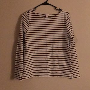 Jcrew long sleeve striped shirt